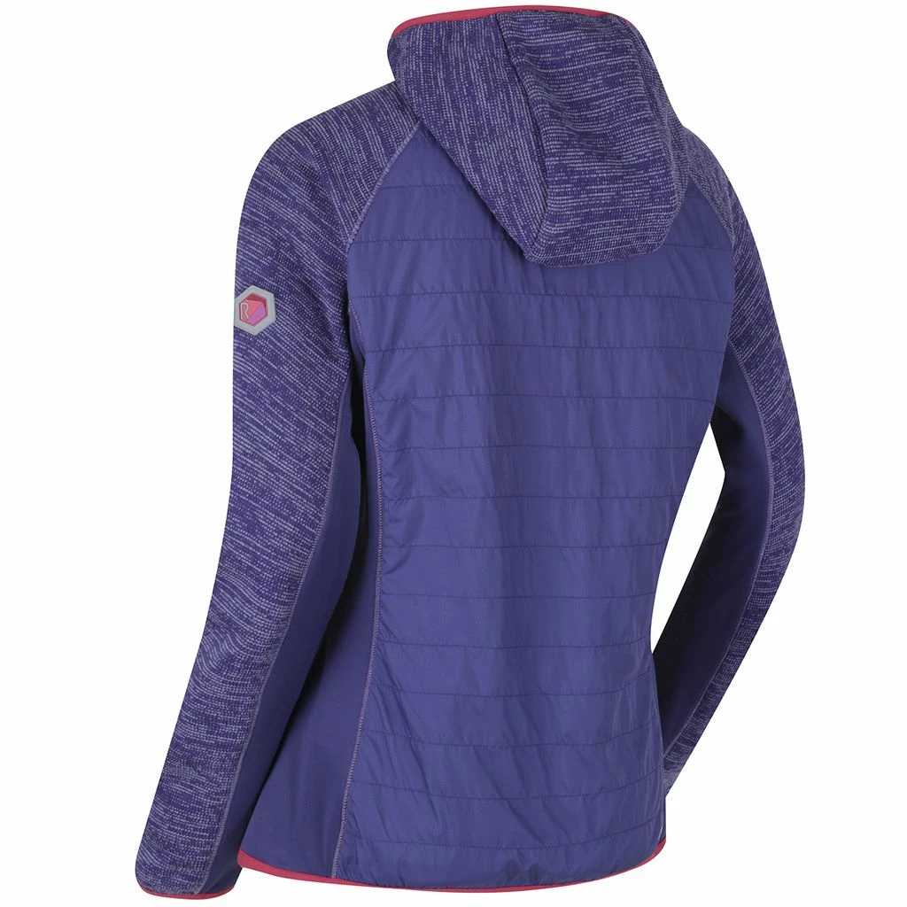 Regatta Ladies Rocknell Hooded Hybrid Marl Fleece Jacket 11 Regatta Ladies Rocknell Hooded Hybrid Marl Fleece Jacket - Image 11