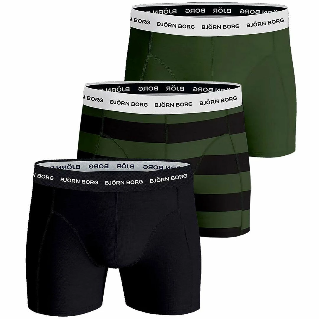 Bjorn Borg Mens Essential Shorts Boxer Briefs Underwear Many Choices 3-PACK 2 Bjorn Borg Mens Essential Shorts Boxer Briefs Underwear Many Choices 3-PACK - Image 2