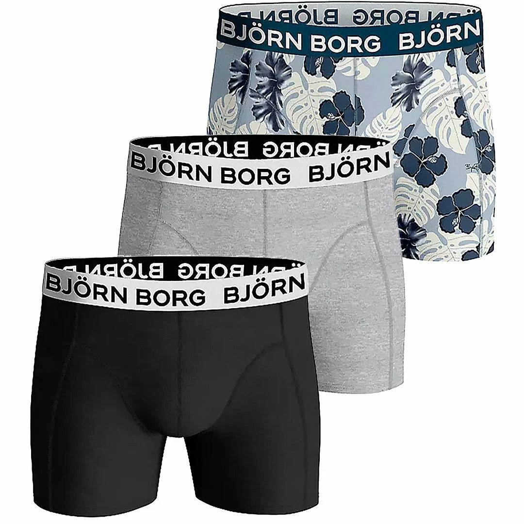 Bjorn Borg Mens Essential Shorts Boxer Briefs Underwear Many Choices 3-PACK 15 Bjorn Borg Mens Essential Shorts Boxer Briefs Underwear Many Choices 3-PACK - Image 15