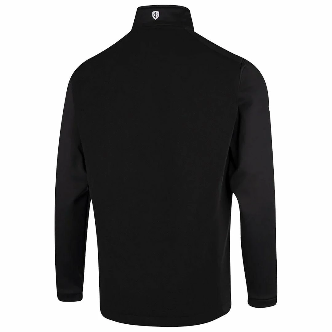 Island Green Mens Top Layer 1/2 Zip Jacquard Knit Thermal Golf Sweater Pullover 5 Island Green Mens Top Layer 1/2 Zip Jacquard Knit Thermal Golf Sweater Pullover - Image 5