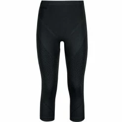 Odlo Ladies Evolution Warm 3/4 Baselayer Pants Stretch Sports Fitness Leggings