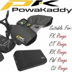 Golf Accessories Popular Shop 5 Powakaddy Golf Electric Trolley ThermaMitts Winter Mitts & PowerPack