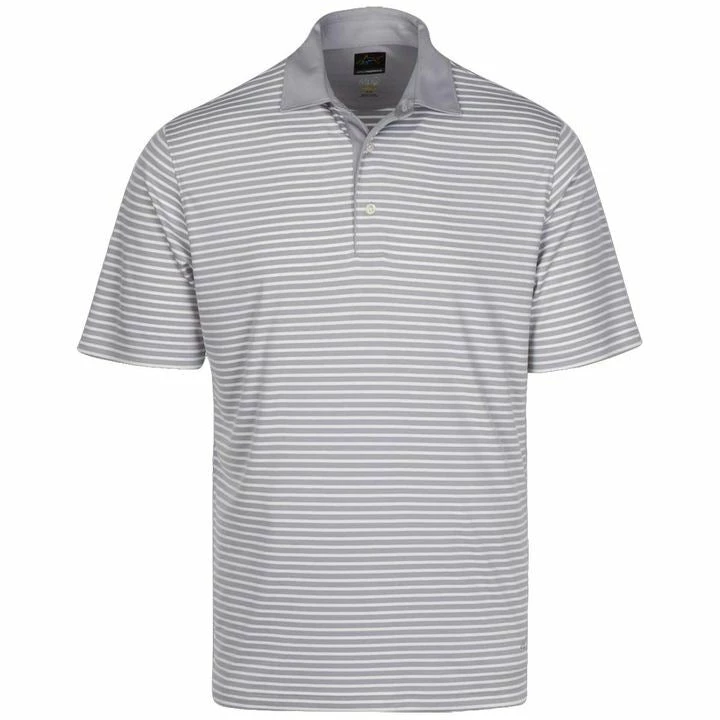 Greg Norman Mens PlayDry Bar Stripe Performance Stretch Golf Polo Shirt 5 Greg Norman Mens PlayDry Bar Stripe Performance Stretch Golf Polo Shirt - Image 5