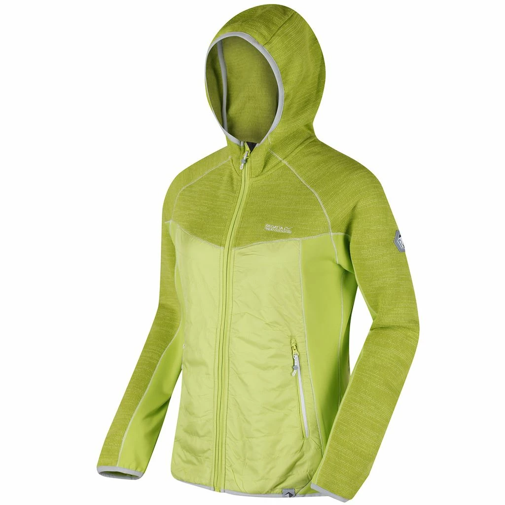 Regatta Ladies Rocknell Hooded Hybrid Marl Fleece Jacket 14 Regatta Ladies Rocknell Hooded Hybrid Marl Fleece Jacket - Image 14