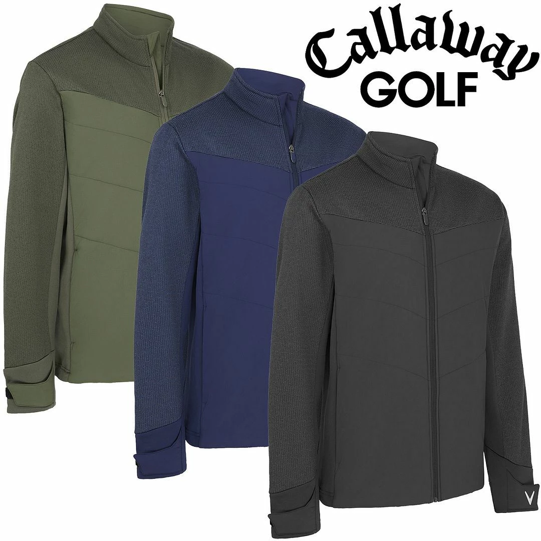 Callaway Golf Mens Mixed Media Primaloft Thermal Performance Insulated Golf Jacket 1 Callaway Golf Mens Mixed Media Primaloft Thermal Performance Insulated Golf Jacket