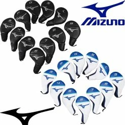 Mizuno Golf Premium PU Easy-Fit Tour Iron Headcovers Set Of 11 (3-PW,GW,SW,LW)